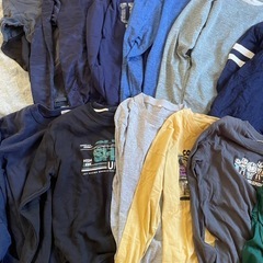 男の子 160 冬物  トレーナー ジーンズの画像