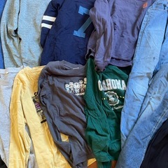 男の子 160 冬物  トレーナー ジーンズの画像