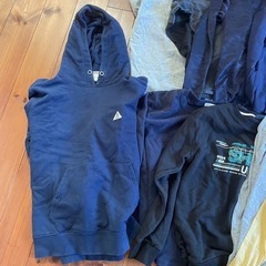 男の子 160 冬物  トレーナー ジーンズの画像