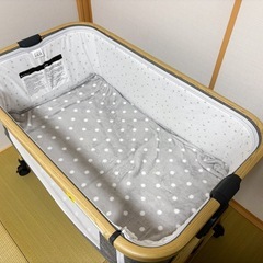 HZDMJ ベビーベッド 折りたたみ の画像