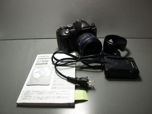 063　OLYMPUS E-510 デジタル一眼レフカメラ 本体レンズバッテリー 送料込み