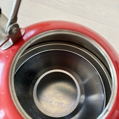 やかん　ケトル　湯沸かし　お湯　ニトリ　赤の画像