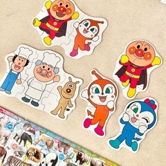 アンパンマン   動物　食べ物　パズルセットの画像