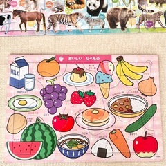 アンパンマン   動物　食べ物　パズルセットの画像