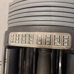 可変式ダンベル26kg  2個      の画像
