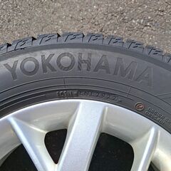 ヨコハマスタッドレスタイヤ195/65-15(22年製)&ノート純正ホイールの画像