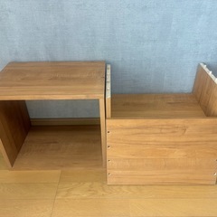 【引取限定】木製 棚×3(大1,小2)の画像