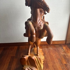 三国志.関羽.開運グッズ.樟木彫刻、の画像