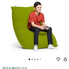 （今夜取引予定あり）ヨギボー　ミディ　ライムグリーンの画像