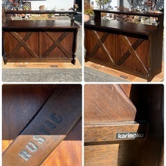 【廃盤品】 　karimoku　カリモク家具 RUSTIC ルスティック カウンターテーブル カントリーの画像