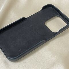 Louis Vuitton ルイヴィトン LV／iPhone14 Pro スマホケース／モノグラム リバース バンパー レザー素材 iPhoneケースの画像