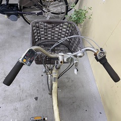 204整備済パナソニック電動アシスト三輪車18インチ　中古自転車の画像