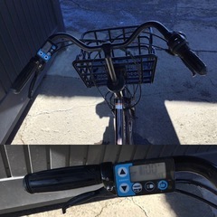 h-231△ q 岐阜発/ヤマハPAS babby/電動アシスト自転車/20インチ/3段変速/バッテリー8.7Ah/充電器なし/走行確認/現状品/管20s/R7.11/26 △の画像