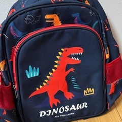 恐竜のリュック2つ兄弟、双子の画像