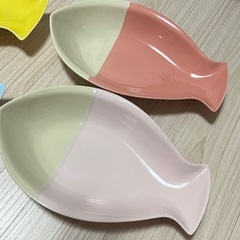 Francfranc フランフラン 魚型 お皿 お魚プレート 4枚セットの画像