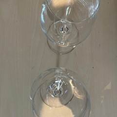 【引取限定】KEYUCA ワイングラス 2脚 ※1回のみ使用の画像