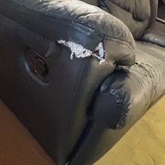 ソファー難ありの画像