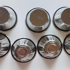 ステンレス、ゼリー、プリンカップ7個の画像