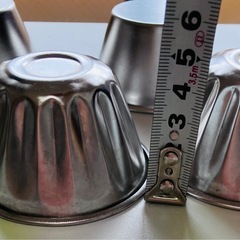 ステンレス、ゼリー、プリンカップ7個の画像