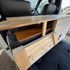 ナローハイエース用セカンドシートカバー兼テーブルの画像