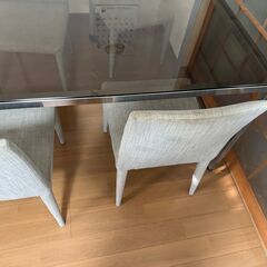 ダイニングテーブル、チェアのセット　12月15日迄の画像