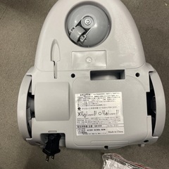 ベジタブル 軽量 紙パック式掃除機 GD-VC9 ホワイト パワークリーナー ほぼ新品・1度試使用】の画像
