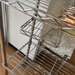 【リユ-スのサカイ広島石内店】ジモティ割！メタルラック/クリ-ニング済み/HG-8130/広島市 家具　佐伯区 家具　南区 家具　西区 家具　東区 家具　中区 家具　安佐南区 家具　安佐北区 家具　安芸区 家具　府中町 家具　海田町 家具　熊野町 家具　坂町 家具　廿日市市 家具			の画像