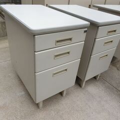 【中古】脇机 机 オフィス アイボリー グレーの画像