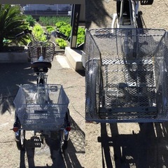 h-232△ q 岐阜発/パナソニック電動アシスト三輪自転車/スイングあり/3段変速/バッテリー12Ah/充電器なし/走行確認/現状品/管23s/R7.11/26 △の画像