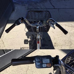 h-232△ q 岐阜発/パナソニック電動アシスト三輪自転車/スイングあり/3段変速/バッテリー12Ah/充電器なし/走行確認/現状品/管23s/R7.11/26 △の画像