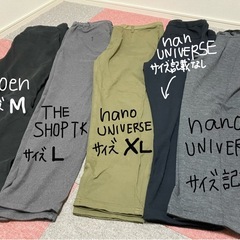 メンズ　長袖・半袖いろいろ２０着　ファッション　Ｍ・Ｌ・ＸＬいろいろ の画像