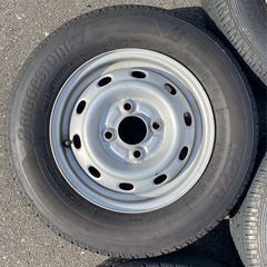ブリジストン／145/80R12／スバル純正ホイール×4本の画像