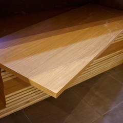 木目調の大きな棚板と棚受け金具セット（30枚）の画像