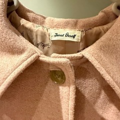 Treat Ürself ピンク ロングコートの画像