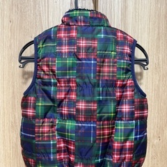 【美品】ホットビスケッツ　リバーシブルベスト　100cmの画像