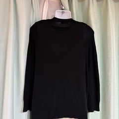 DRESKIP ブラック 長袖カーディガン L☆の画像