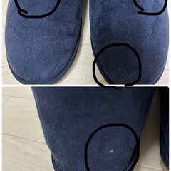 モコモコブーツ　ネイビー　Mサイズの画像