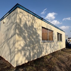 ナガワ スーパーハウス プレハブ 7200mm ドア2箇所の画像