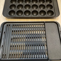 【グリル•ホットプレート】【煙の少ない焼き肉グリル】【山善】クリーニング済み【管理番号1201】野の画像