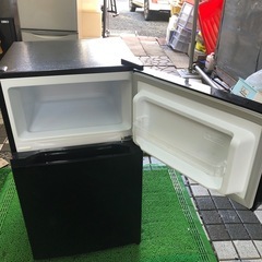 2021年製　株式会社オーヤマ　ノンフロン冷凍冷蔵庫　87L  PRC-B092D-B  RZの画像