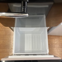 エディオン　２ドア冷蔵庫の画像