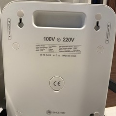 昇圧変圧器（トランス）3000w 100v～220v（2025年6月20日新品購入）の画像