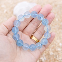 天然石ブレスレット　アクアマリンの画像