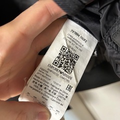 EMPORIO ARMANI ダウンジャケット サイズ52 ブラックの画像