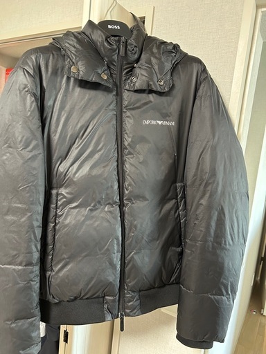 EMPORIO ARMANI ダウンジャケット サイズ52 ブラック