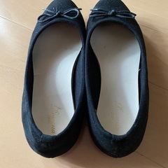 ヒールなしバレーシューズ型パンプス２３センチ　　の画像