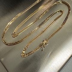 【新品・激安】K18 喜平12面トリプル50cmネックレスの画像