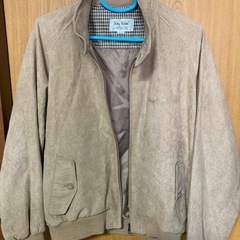 USED【トロイ　ブロス】メンズ・フェイクレザーブルゾン Mサイズの画像