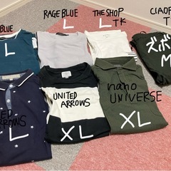 メンズ　長袖・半袖いろいろ２０着　ファッション　Ｍ・Ｌ・ＸＬいろいろ の画像