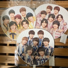 なにわ男子　うちわの画像